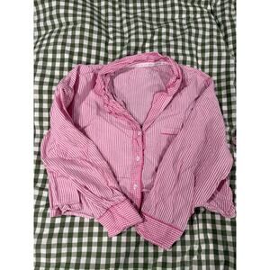 Pink Stripped PJ Set